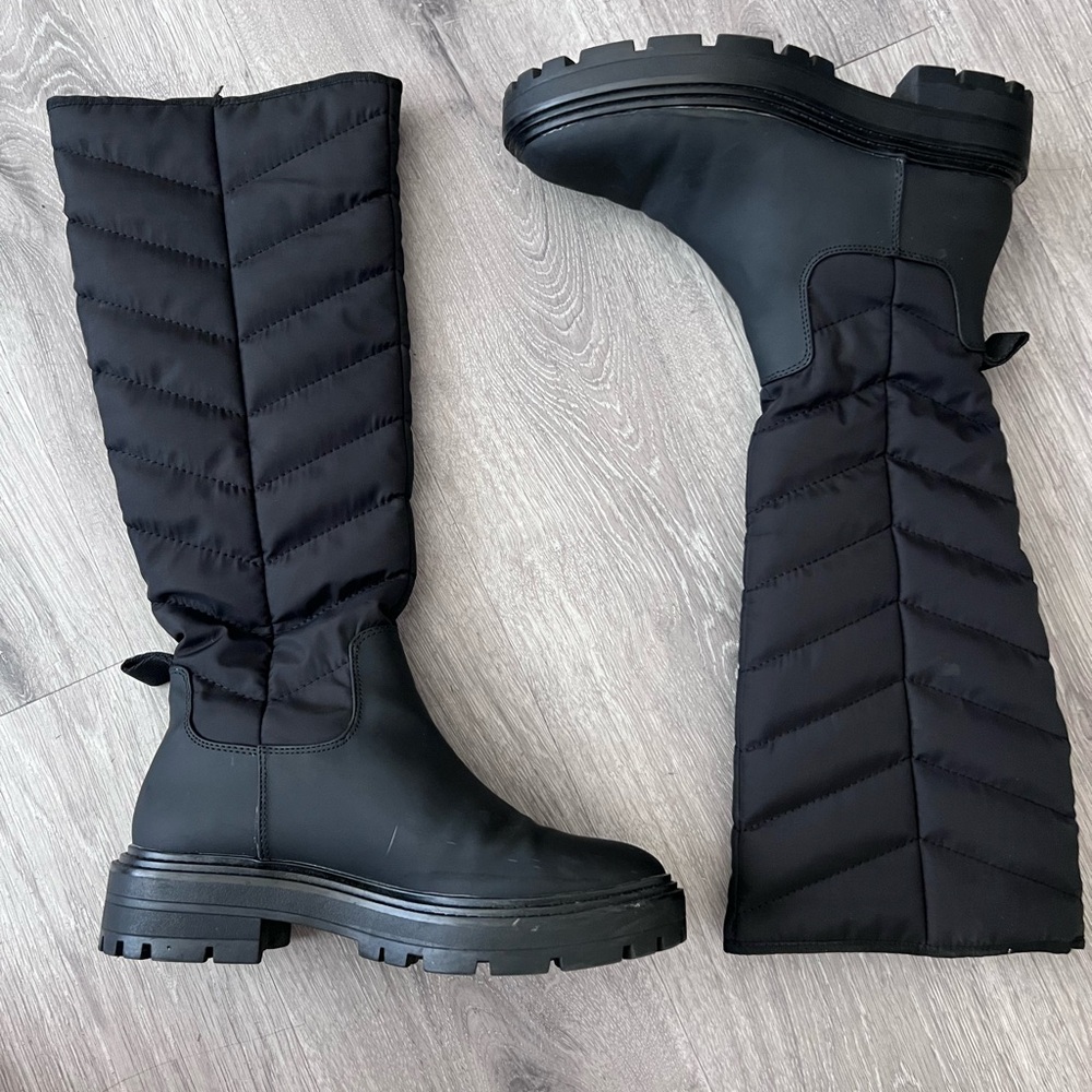 Zara puffer quilted women boots - Picture 3 of 4